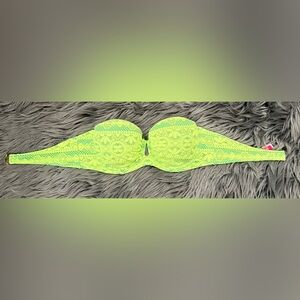 VS Swim Bandeau - Size 34A | Color: Lime Green